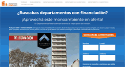 Desktop Screenshot of departamentosrosario.com