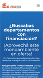 Mobile Screenshot of departamentosrosario.com